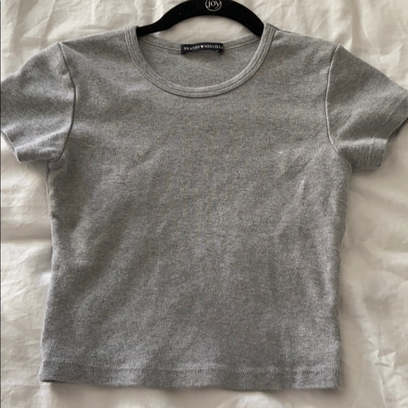 Brandy Melville Tops - brandy melville ashlyn gray top